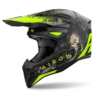Airoh Wraaap Darkness MX Helmet - Matt - L