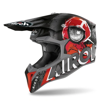 Airoh Wraap Alien MX Helmet - Red Matt