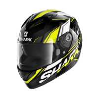 Shark Ridill 1.2 Phaz Helmet - Black/Bright Yellow/White