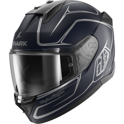 Shark D-Skwal 3 Drone Full Face Helmet - Matte Blue/Silver