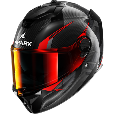Shark Spartan GT Pro Kultram Carbon Full Face Helmet - Black/Red