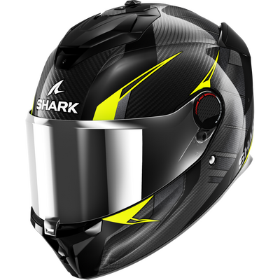 Shark Spartan GT Pro Kultram Carbon Full Face Helmet - Black/Yellow