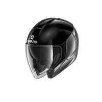 Shark Citycruiser Dual Blank Helmet - Anthracite/Black/Anthracite