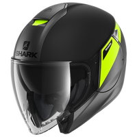 Shark Citycruiser Karonn Helmet - Anthracite/Yellow/Black