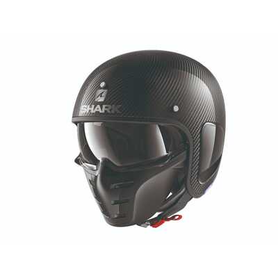 Shark S-Drak 2 Carbon Skin Helmet - Gloss Carbon/Silver/Black