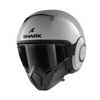 Shark Street Drak Blank Helmet - Silver