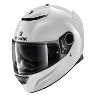 Shark Spartan Blank Helmet - White