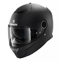 Shark Spartan Blank Helmet - Matte Black