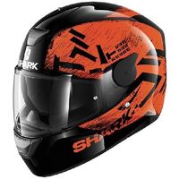 Shark D Skwal Hiwo Helmet - Black/Orange