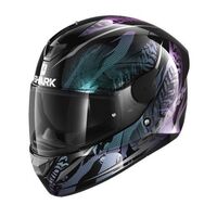 Shark D Skwal 2 Shigan Helmet - Black/Violet