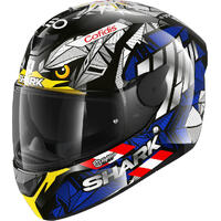 Shark D-Skwal 2 Oliveira Falcao Helmet - Black/Blue/Red