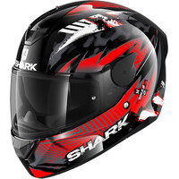 Shark D-Skwal 2 Penxa Helmet - Black/Red/Anthracite