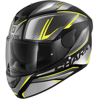 Shark D-Skwal 2 Daven Helmet - Black/Anthracite/Yellow