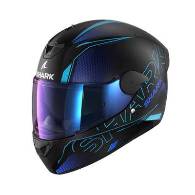 Shark D-Skwal 2 Cadium Helmet - Black/Violet/Black