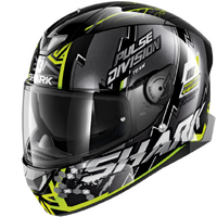 Shark Skwal 2 Noxxys Helmet - Black/Silver/Yellow