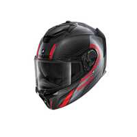 Shark Spartan GT Carbon Tracker Helmet - Carbon/Anthracite/Red