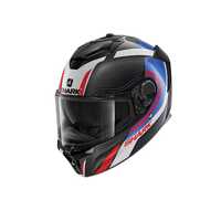 Shark Spartan GT Carbon Tracker Helmet - Carbon/Blue/Red
