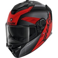 Shark Spartan GT Elgen Helmet - Black/Red
