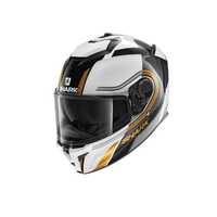 Shark Spartan GT Tracker Helmet - White/Black/Gold