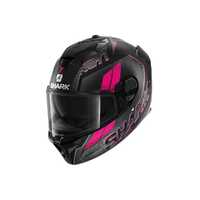 Shark Spartan Gt Ryser Matte Helmet - Black/Anthracite/Violet
