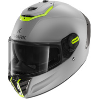 Shark Spartan RS Blank Helmet - Silver/Yellow