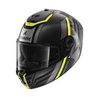 Shark Spartan RS Carbon Shawn Helmet - Carbon/Yellow/Anthracite