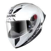 Shark Race-R Pro GP Blank 30th Anniversary Helmet - White/Black