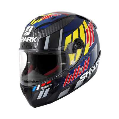 Shark Race-R Pro Carbon Replica Zarco Helmet - Carbon/Red/White