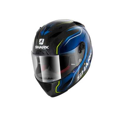 Shark Racerpro Guintoli Carbon Blue Yellow Helmet