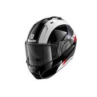 Shark Evo ES Endless Modular Helmet - White/Black/Red