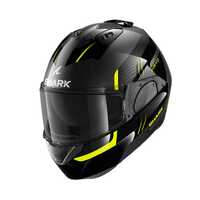Shark Evo ES Kryd Modular Helmet - Anthracite/Black/Yellow