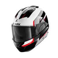 Shark Evo ES Kryd Modular Helmet - White/Black/Red