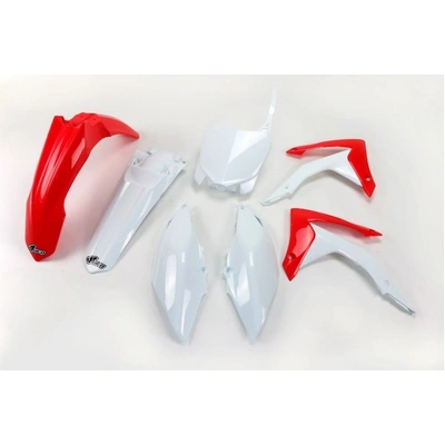 UFO Honda Plastics Kit - CRF250R 14-17/CRF450R 13-16 - White