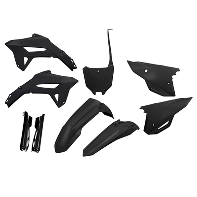 UFO Full Plastics Kit - Honda CRF250R 22-23/450R 21-23 - Black