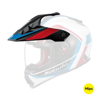 Kabuto Geosys GT MIPS Peak - White/Blue/Red