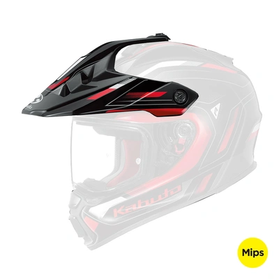 Kabuto Geosys GT MIPS Peak - Black/Red