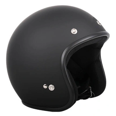 RXT A611C Low Ride Open Face Helmet - Matt Black 