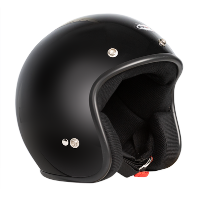 RXT A611 Challenger Open Face Helmet - Gloss Black - XS