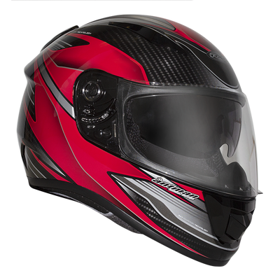 RXT A736 Evo Axis Full Face Helmet - Black/Red - M