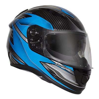 RXT A736 Evo Axis Full Face Helmet - Black/Blue - XL