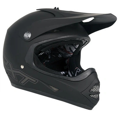 RXT Kids A717K Racer 4 MX Helmet - Matt Black - S