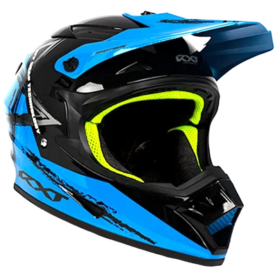 RXT A727 Sector Wrath MX Helmet - Gloss Black/Blue 