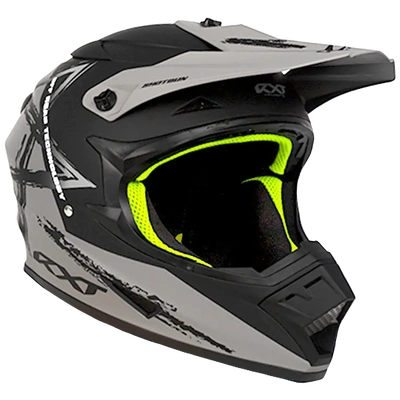 RXT A727 Sector Wrath MX Helmet - Matt Black/Grey 