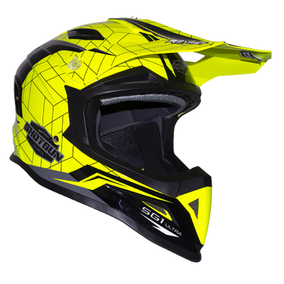 RXT 762 SG1 Ultra Shotgun MX Helmet - Gloss Neon Yellow - L
