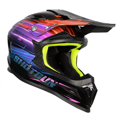 RXT 762 SG1 Ultra+ Shotgun Blur MX Helmet - Black/Pink 