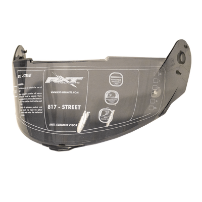 RXT 817 Street Visor (Pinlock Ready) - Silver Mirror