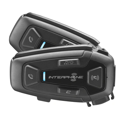 Interphone UCOM8R Mesh Headset Twin Pack (24 Riders - HD40mm - Bluetooth Phone/GPS Only)