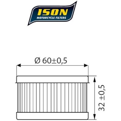 Ison 136 Element Oil Filter