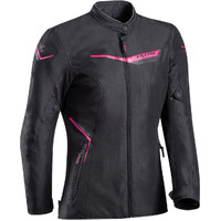 Ixon Slash Womens Jacket - Black/Pink