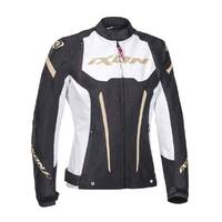 Ixon Ladies Striker Jacket - Black/White/Gold